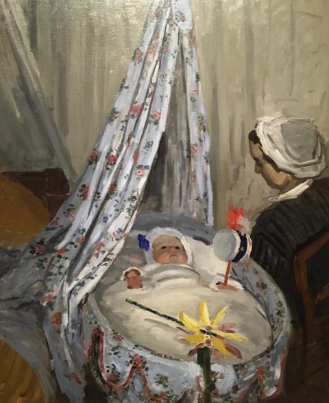 The Cradle from Monet the Early Years exhibit at the Legion of Honor, San Francisco, CA