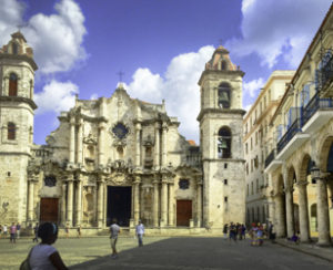 Cuba, Havana, Cathedral Square, World Heritage Site