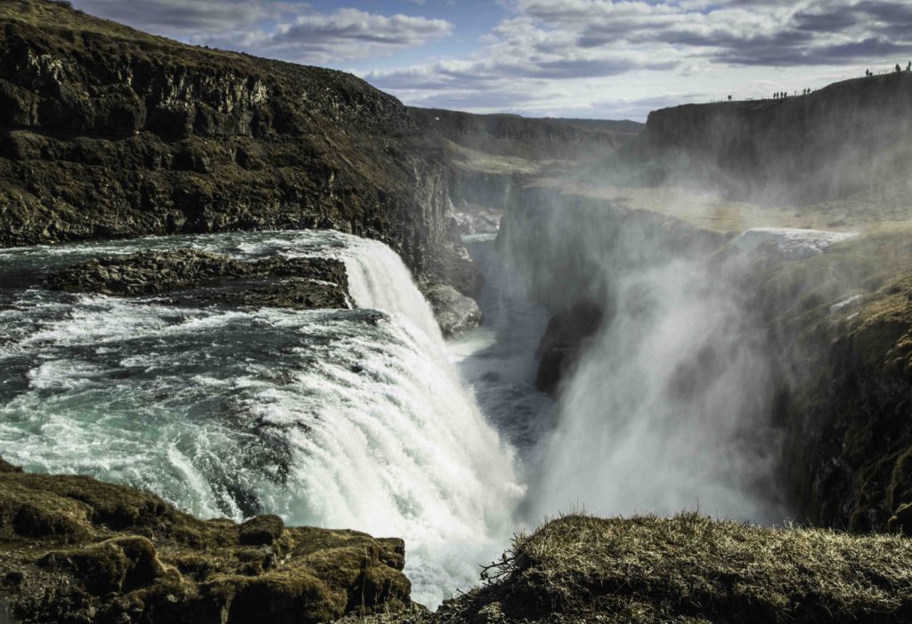 Icelandic Viking Democracy,Gulfoss Waterfall