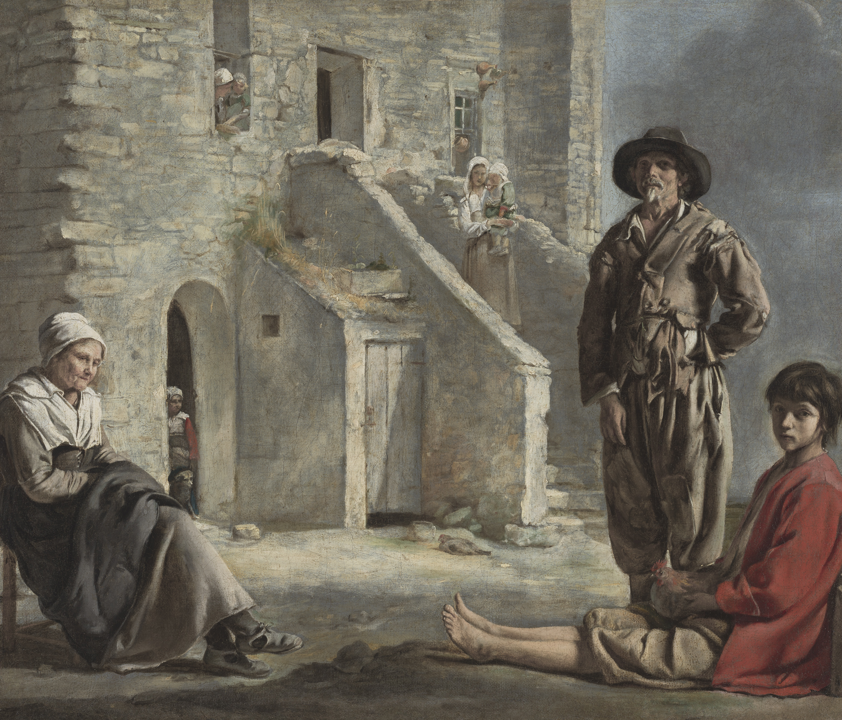 “Peasants before a House,” by The Brothers Le Nain, Legion of Honor Museum, San Francisco