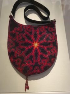 Janice Joplin handbag, Summer of Love Exhibit, De Young Museum, Golden Gate Park, San Francisco, CA