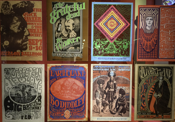 1967 Rock Posters, Summer of Love Exhibit, De Young Museum, Golden Gate Park, San Francisco, CA