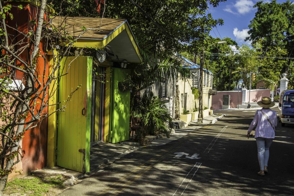 Cruising the streets of Nassau, Bahamas during a shore excursion from Holland America Lines ms Nieuw Amsterdam