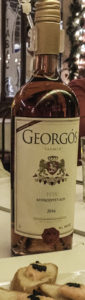Georgós Nu Greek wine labeled "IOS" captures the spirit and character of the light dry red wines in Greece