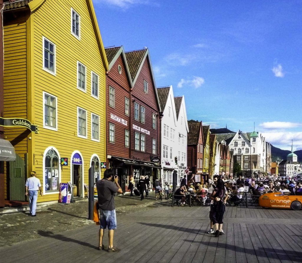Bergen is gateway to the fjords of Norway, Bergen, Norway