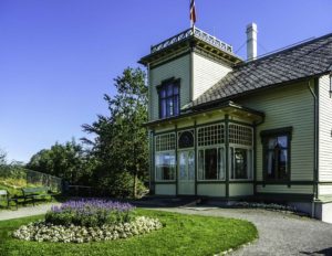 Bergen is gateway to the fjords of Norway, Edvard Grieg's home in Bergen, Norway
