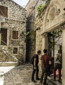 Inviting explorations in Diocletian's palace, Split, Croatia, Croatia Islands Cruise
