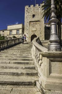 Grand entry to Korcula Old Town, Korcula Island, Dalmatian Islands, Croatia, Aegean Sea, Croatia Islands Cruise