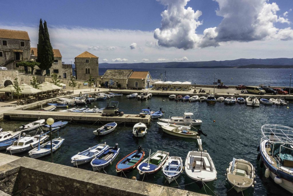 Bol Harbor on Brac Island, Croatia, Dalmatian Islands, Aegean Sea, Katerina Lines cruise, Croatia Islands Cruise