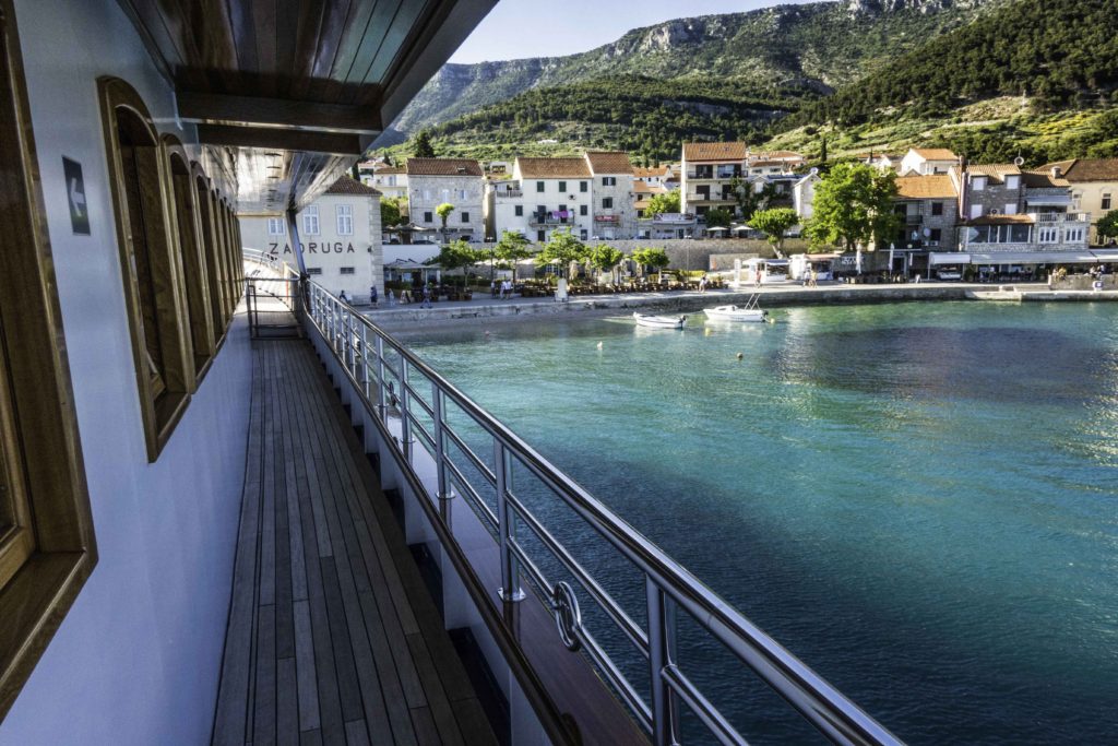 Katerina Lines "Futura" at Bol, Brac Island, Croatia, Dalmatian Islands cruise, Aegean Sea, Croatia Islands Cruise