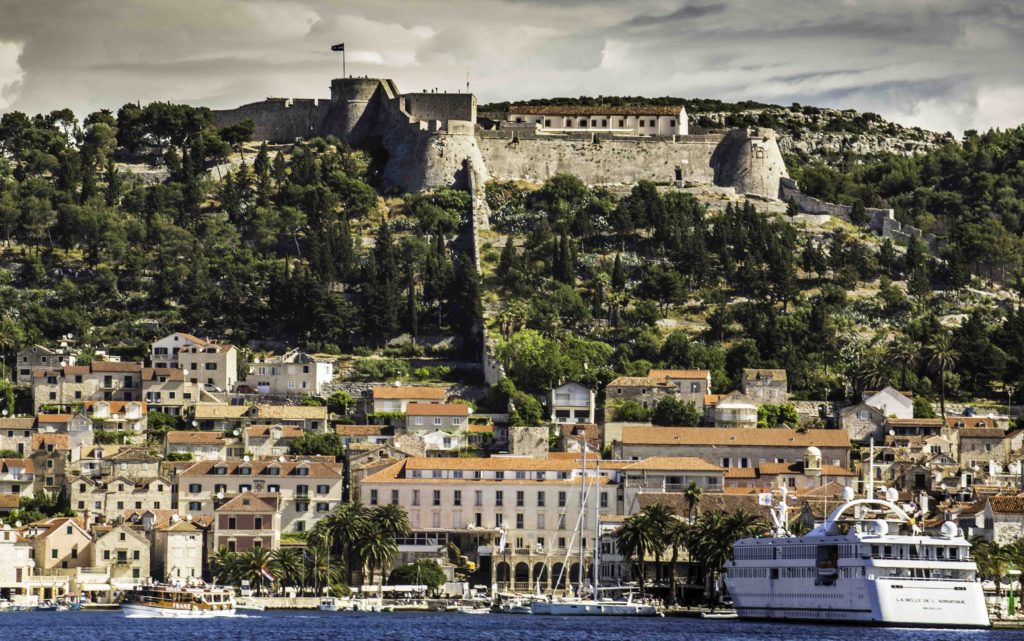 Venetian Fortress in Hvar Old Town, Hvar Island, Croatia, Dalmatian Islands cruise, Katerina Lines, Croatia Islands Cruise