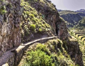 Path to Pisac Intihautana, Peru, Sacred Valey of the Inca
