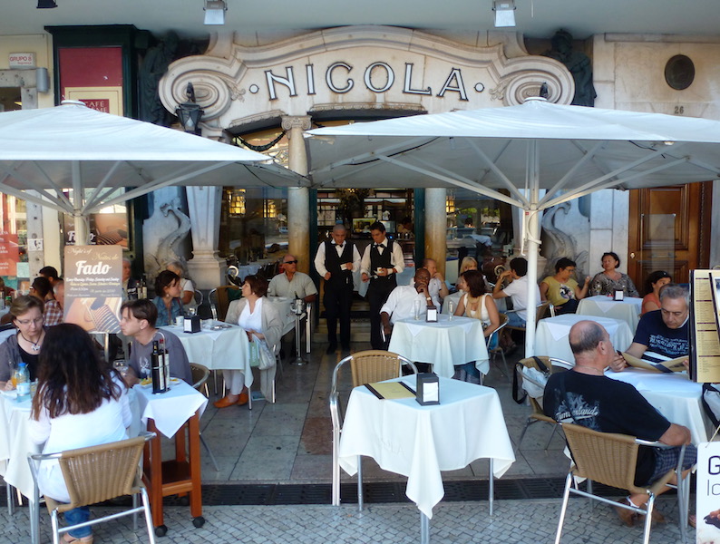 Café Nicola, a tourist spot now, but a literary and political meeting point when it opened in 1929, An Appetite for Lisbon, Portugal