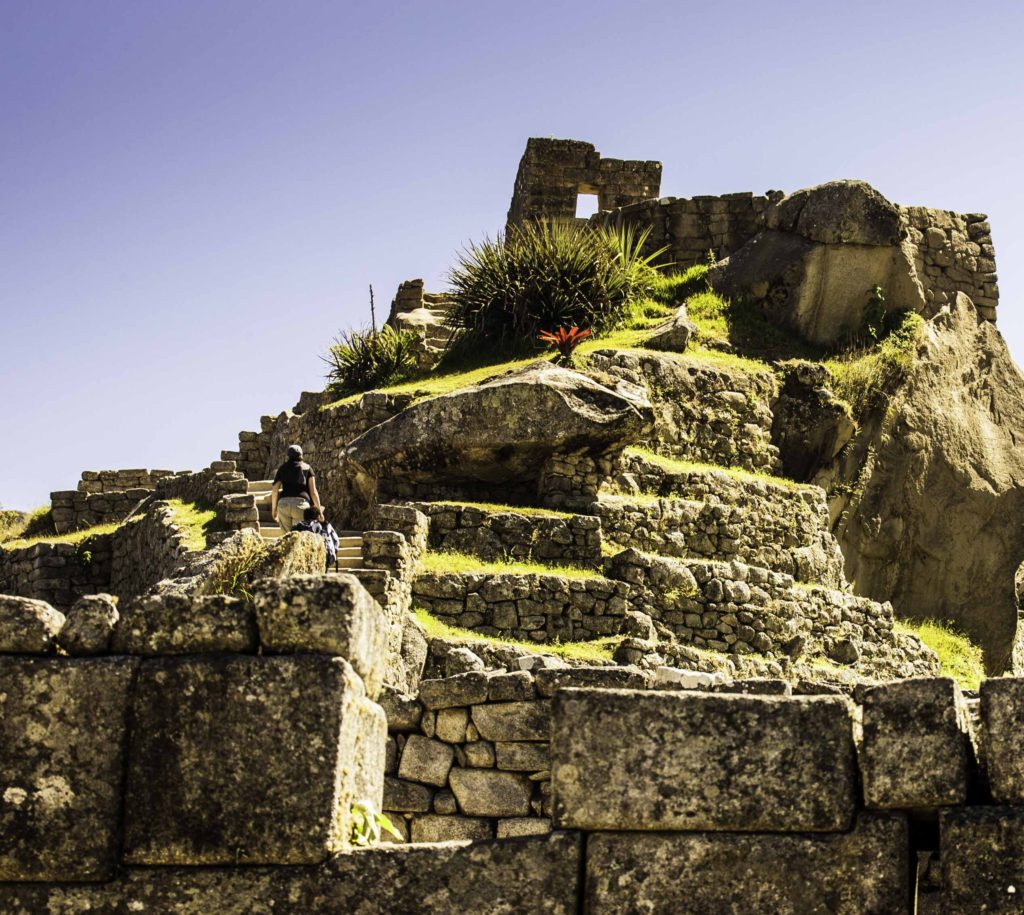 Temple of the Sun God, Machu Picchu, Road to Machu Picchu, Cusco region, Peru