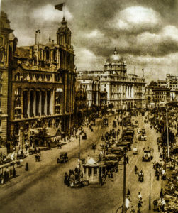 The Bund in the 1930s (Photo courtesy of: "The Bund Shanghai: China Faces West by Peter Hibbard, Odyssey Books, 2015")