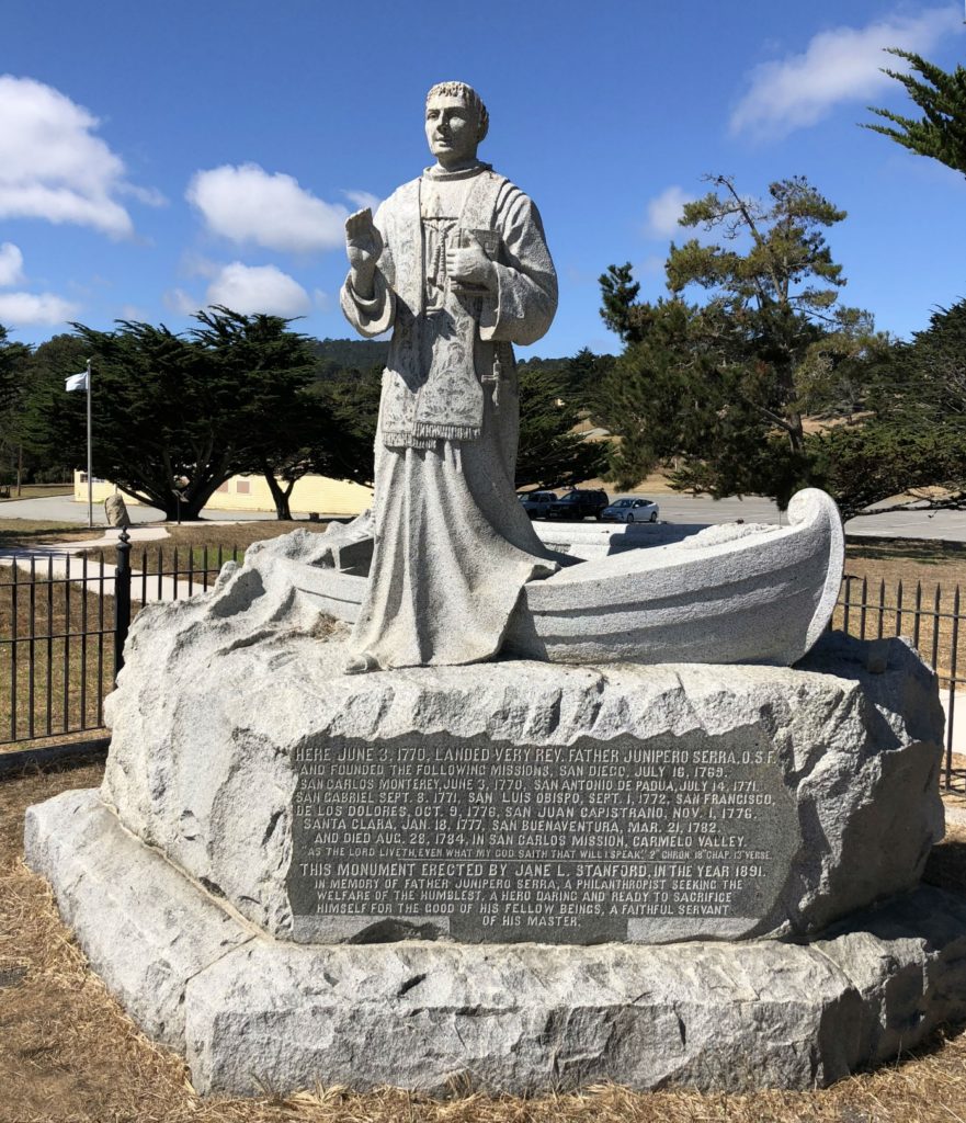 St. Serra is reunited with his head, Monterey, California