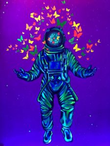 Astronaut Room, Selfieville, Golden State Theater, Monterey, California