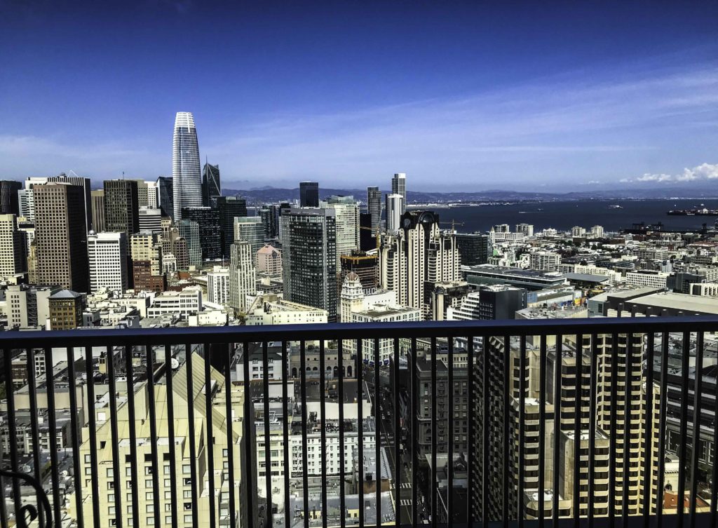 View from guest room at Hilton San Francisco Union Square