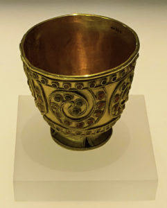 The deep civilization of Georgia: a 3,700- year-old goblet. Georgian National Museum, T'bilisi, Republic of Georgia.