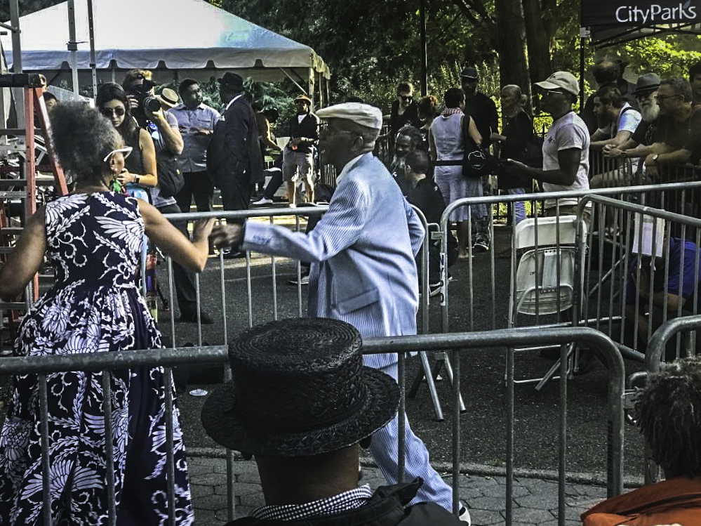 “Cutting the rug” in Tomkins Square Park, New York City