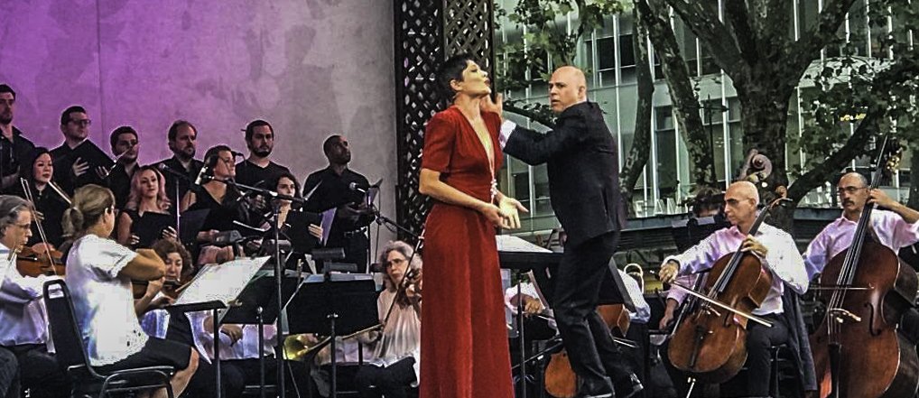Inna Dukach, Soprano, New York City Opera 75th Anniv. Concert, Washington Square, New York