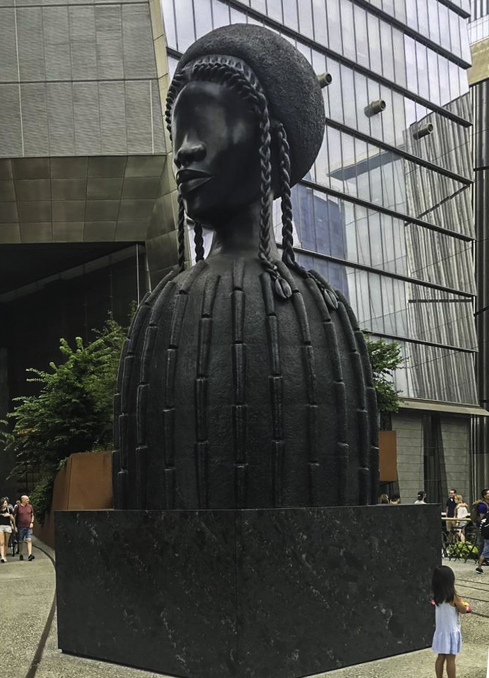 "Brick House" sculpture, Simon Leigh, Whitney Museum, New York City