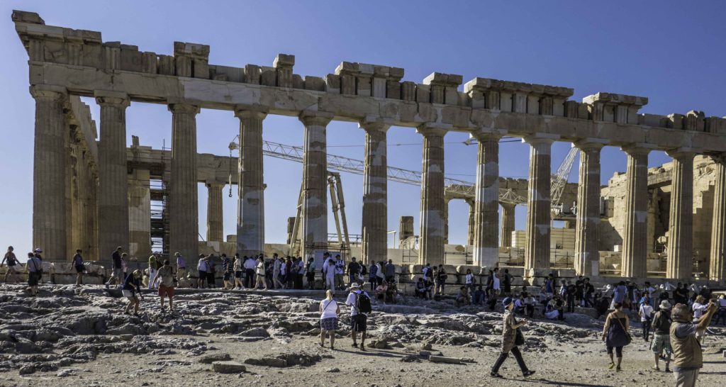 Reconstruction of The Parthenon, The Acropolis, Athens, Greece
