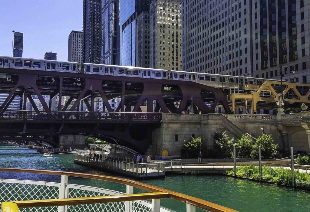 First Lady Cruise Riverwalk view, Chicago, Illinois