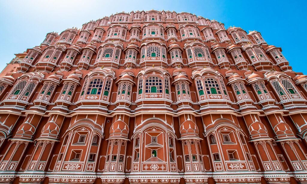 Hawa Mahal in Jaipur, the pink city, Rajasthan, India