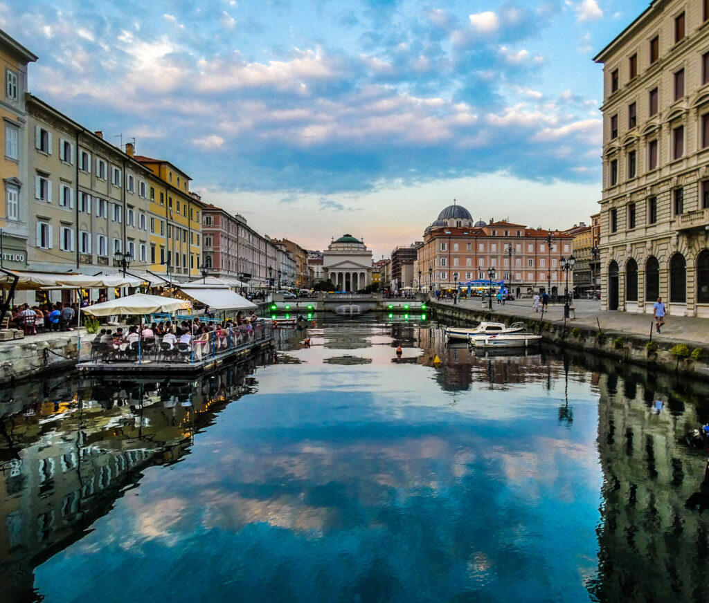 Grand Canal, Trieste, Italy