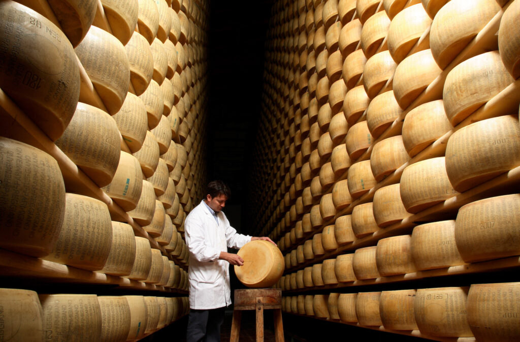 Parmigiano Reggiano, Bologna, Italy