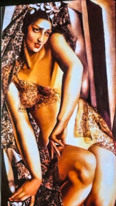 Portrait of Nana de Herrera (1929), Art Deco Portraitist Tamara de Lempicka, exhibit at the DeYoung museum, San Francisco, California