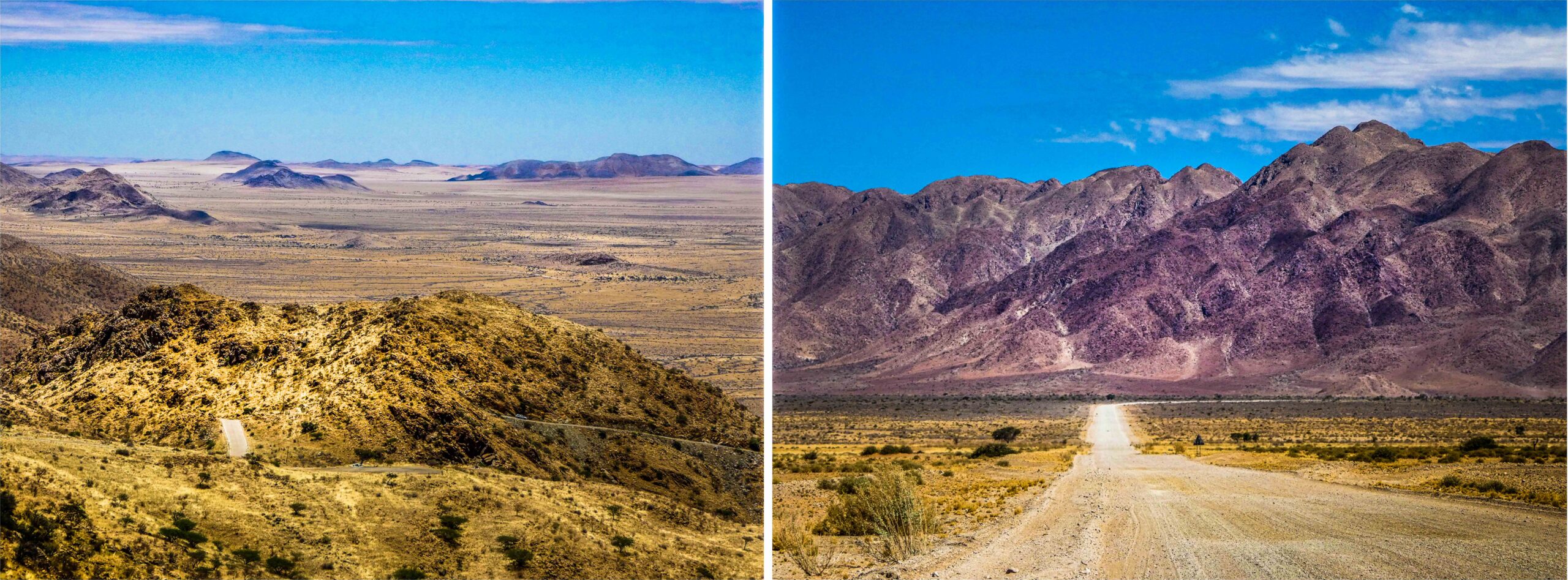 On the roads of Namibia