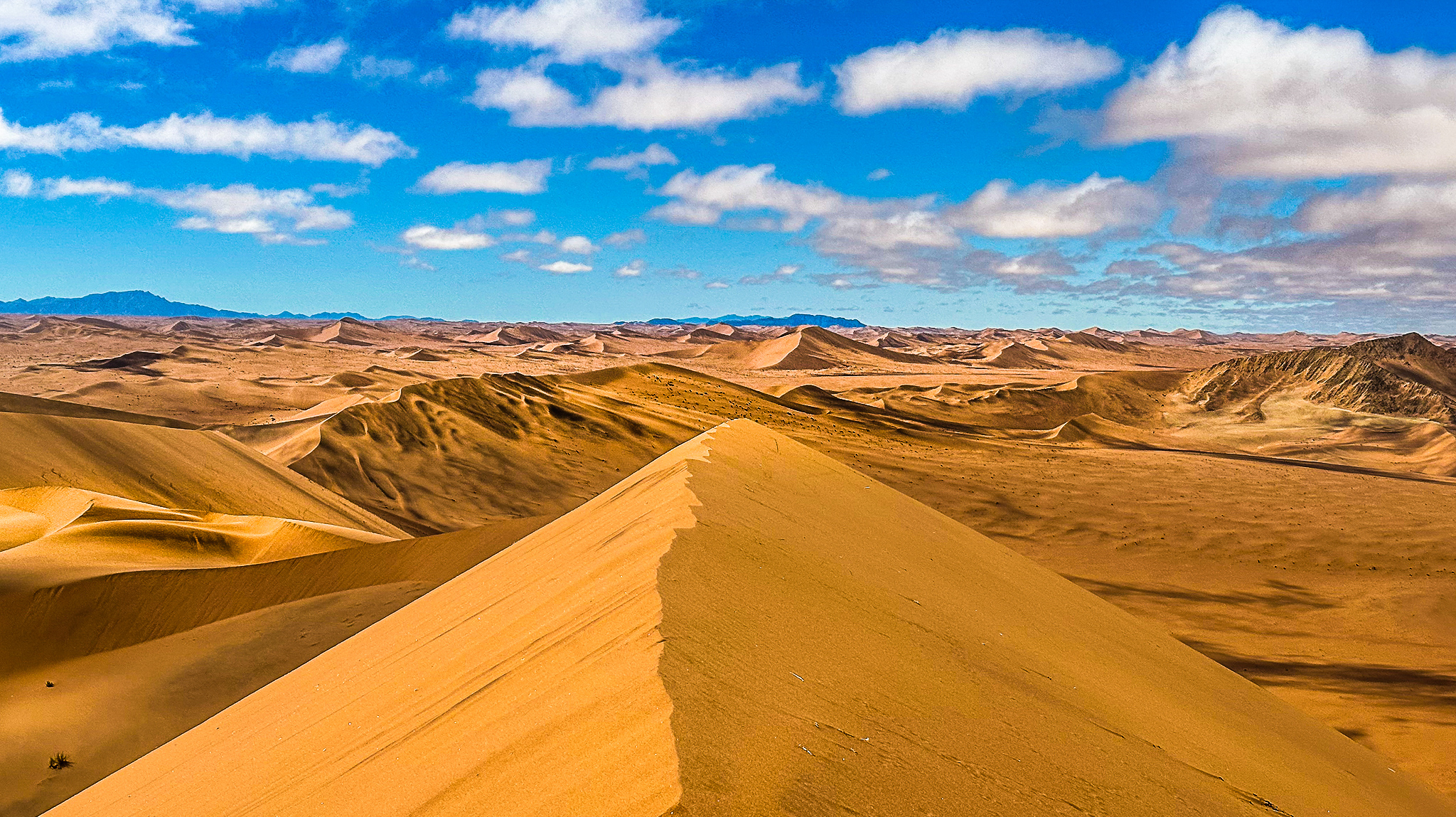 At the top of Big Daddy, Namibia
