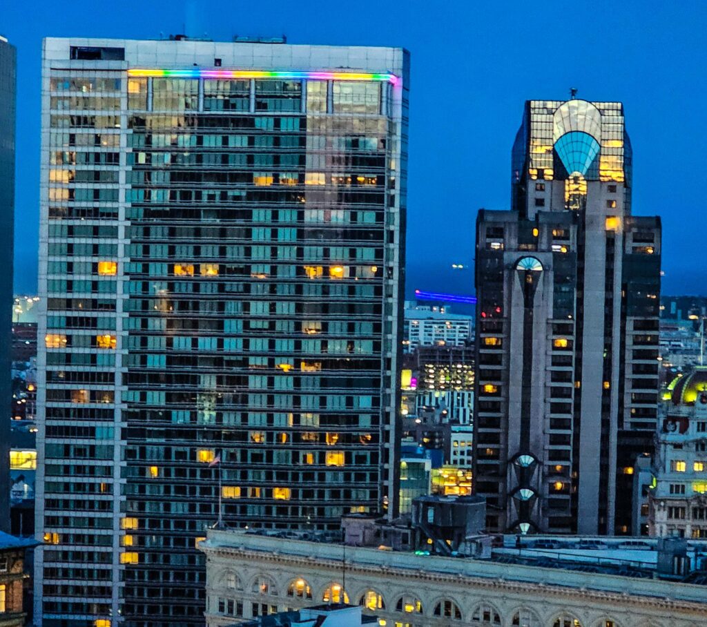 Grand Starlite Night view, Beacon Grand, San Francisco, California