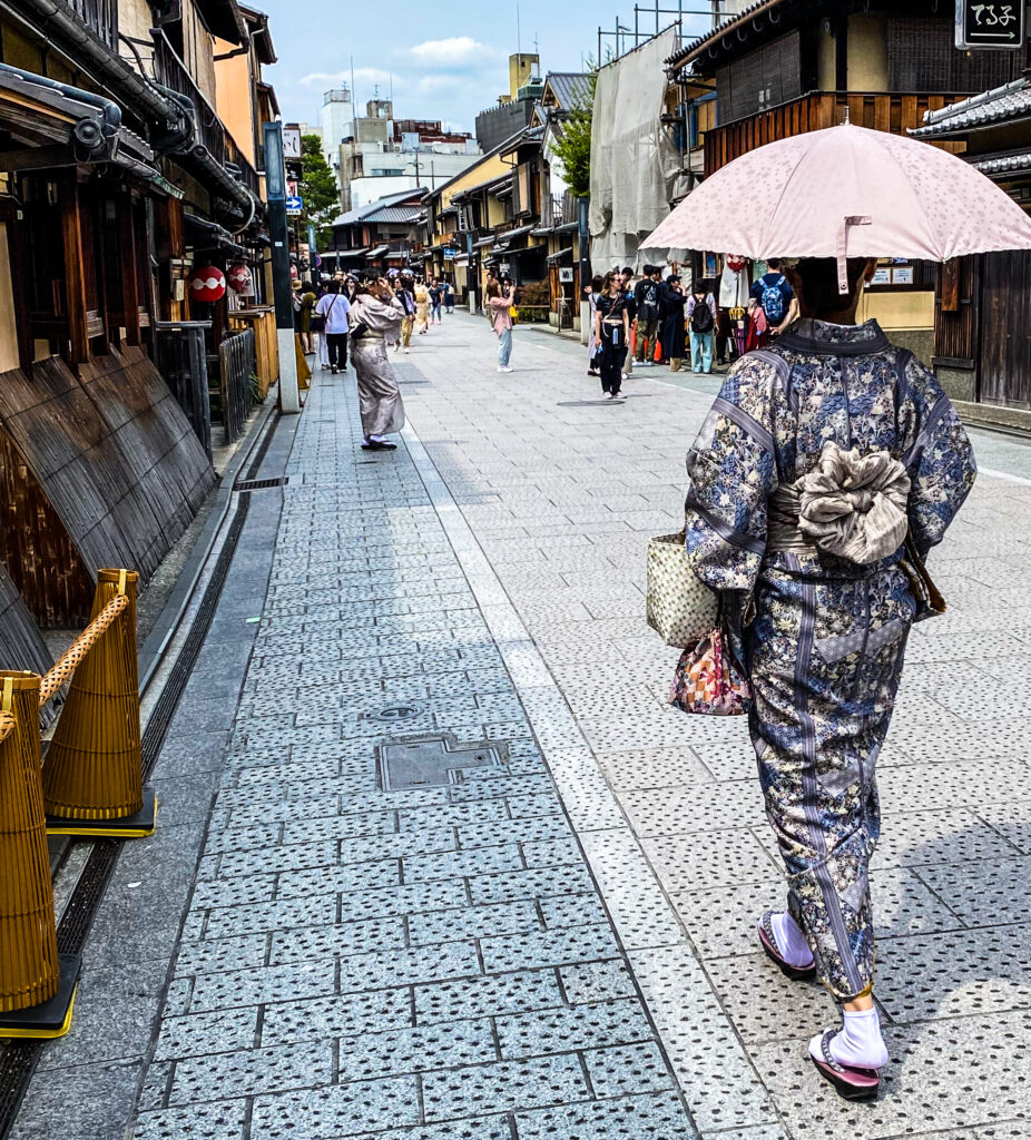 Gion Geisha historic district, Kyoto, Japan