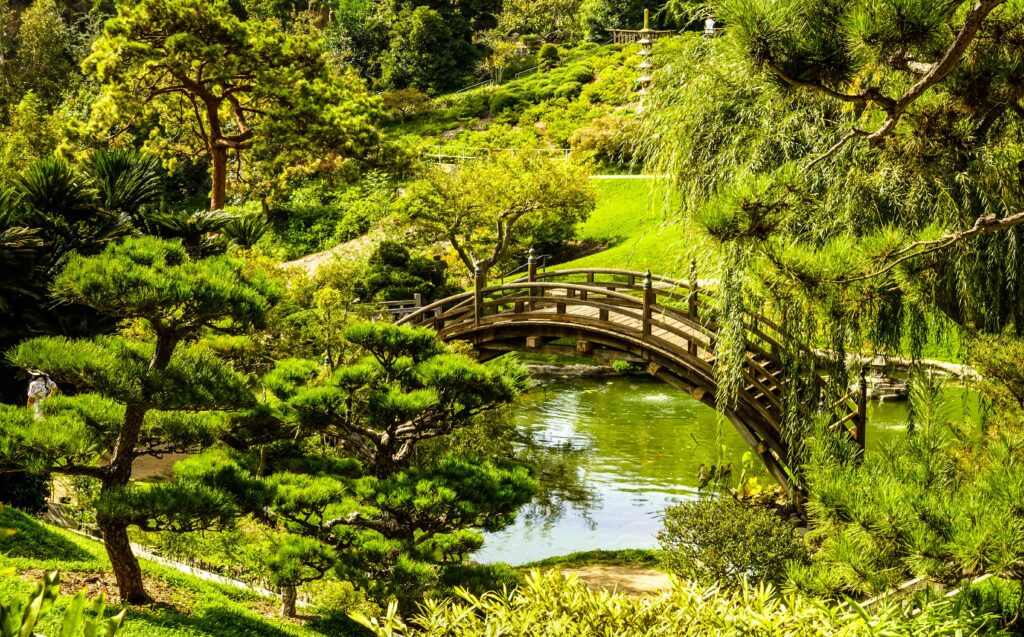Japanese Garden, Huntington Library and Gardens, San Marino, Pasadena, California