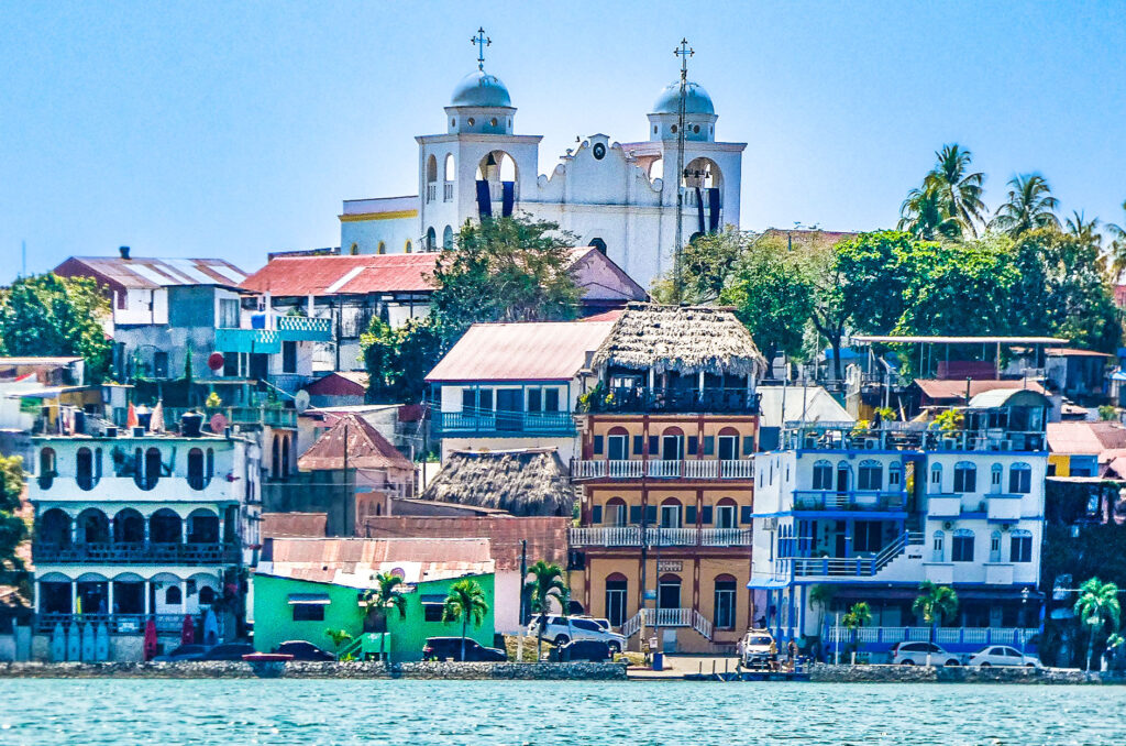 Flores, Lake Petén Itzá, Guatemala