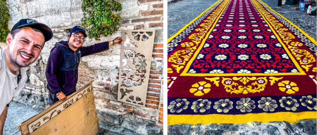José from Alfombras López, Antigua, Guatemala