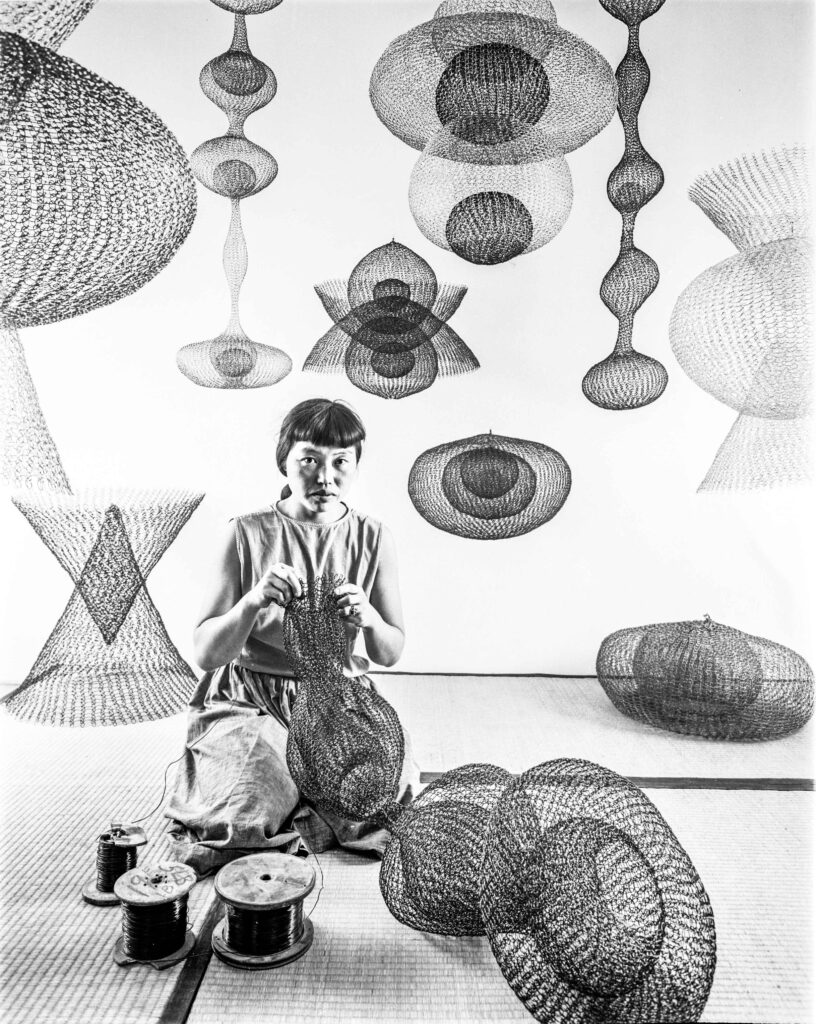 Ruth Asawa Retrospective at San Francisco Museum Of Modern Art, San Francisco, California