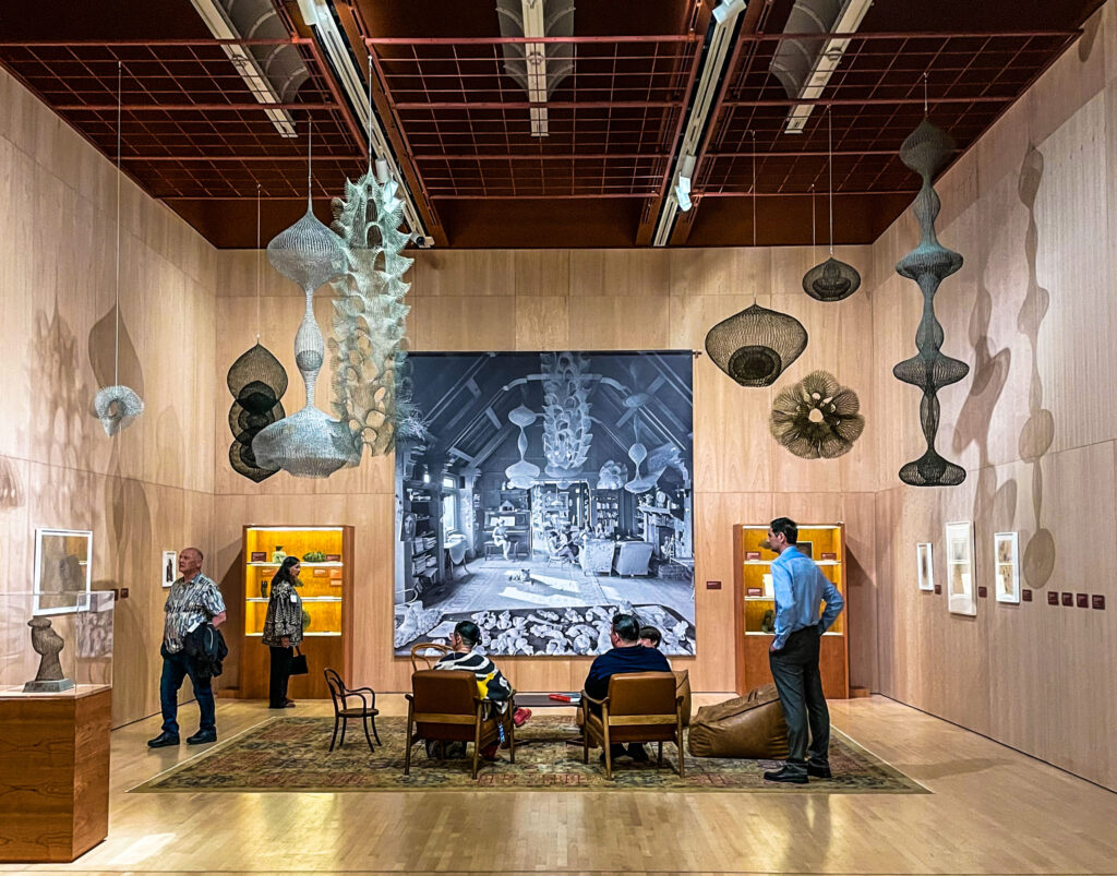 Ruth Asawa Retrospective at San Francisco Museum Of Modern Art, San Francisco, California