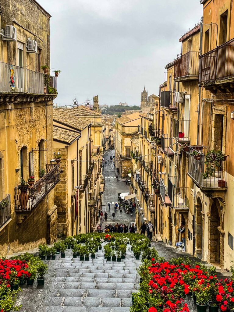 Scalinta de Santa Maira del Monte steps, Caltagirone, Sicily