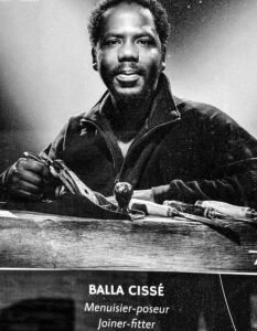 Balla Cissé, one of many who worked on refurbishing Notre-Dame, Paris, France