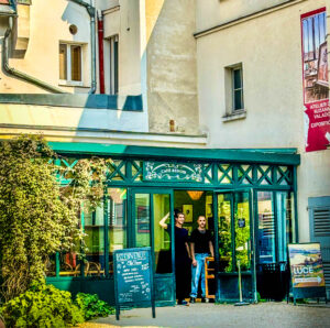 Café Renoir at Musėe de Montmartre, Paris, France