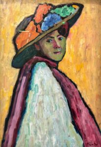 Gabrielle Münter painting, Musée d’art Moderne de Paris, France