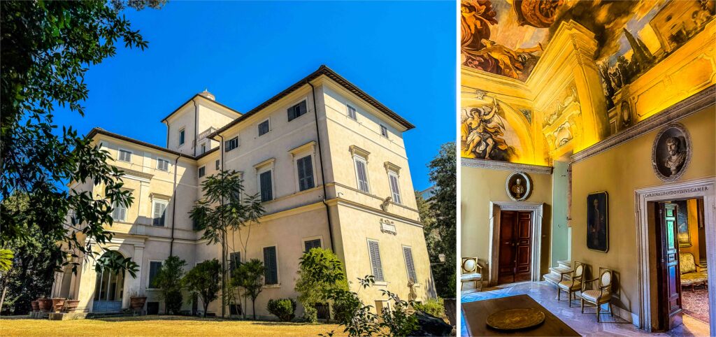Villa Aurora, which was possibly the most expensive property up for sale, Caravaggio Trail, Rome, Italy