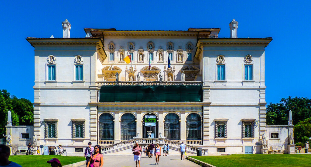 Galleria Borghese—formerly the suburban villa of Cardinal Scipione Borghese, Caravaggio Trail, Rome, Italy